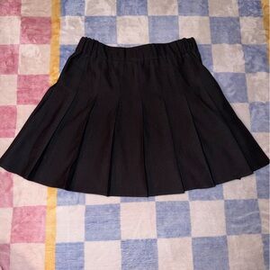 GARAGE Black Pleated Mini Skirt - NEVER WORN